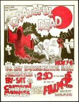 Haunting AOR 4.57 Grateful Dead Handbill