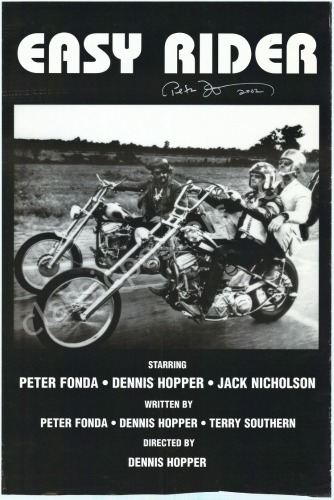 Peter Fonda-Signed Easy Rider Poster