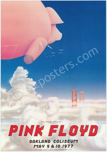 Popular AOR 4.47 Pink Floyd Oakland Poster