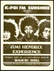 Scarce Jimi Hendrix Waikiki Handbill