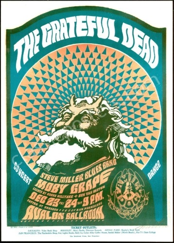 Signed FD-40 Grateful Dead Poster