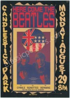 Rare Original AOR 1.115 Beatles Candlestick Poster