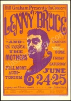 Elusive Original BG-13 Lenny Bruce Poster