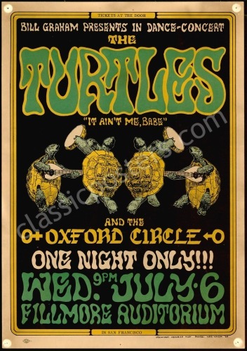 Interesting Original BG-15 Turtles Poster