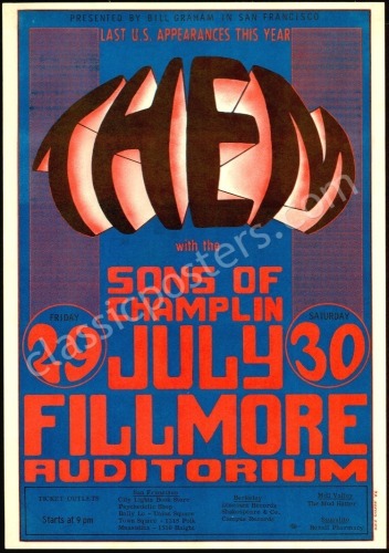 A Second Original BG-20 Van Morrison Poster