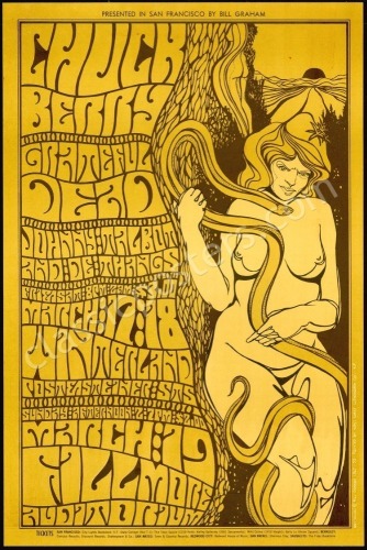 Original BG-55 Grateful Dead Poster