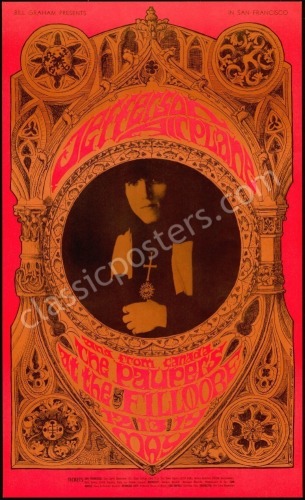 Original BG-63 Jefferson Airplane Poster