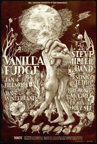 Splendid Original BG-101 Vanilla Fudge Poster