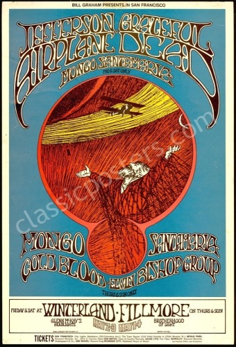 Scarce Original BG-171 Grateful Dead Poster