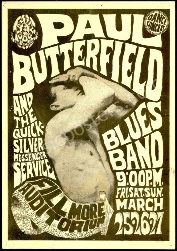 A Second Original FD-3 Paul Butterfield Poster