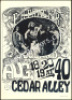 Scarce AOR 2.246 Cedar Alley Poster