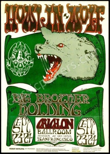 Splendid Original FD-27 Howlin’ Wolf Poster