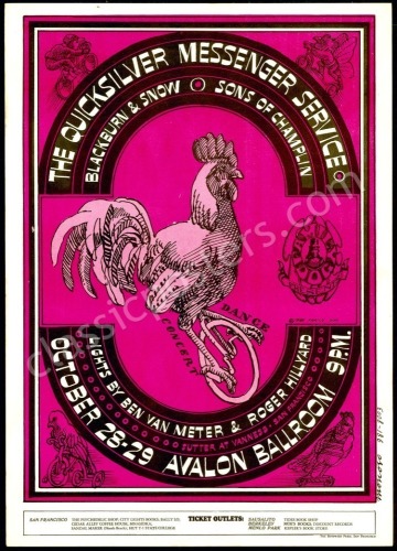 Popular Original FD-32 Avalon Ballroom Poster