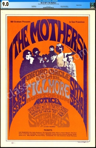 Certified Original BG-27 Mothers of Invention Poster