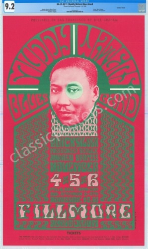 Certified Original BG-35 Muddy Waters Poster