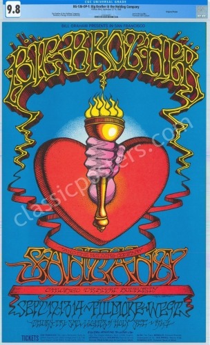 Splendid Certified BG-136 Heart and Torch Poster