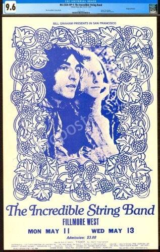 Very Choice Certified BG-232A Incredible String Band Poster