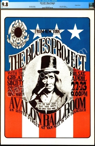 Killer Original Certified FD-5 Blues Project Poster