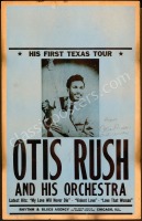 1957 Otis Rush First Texas Tour Poster