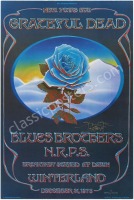 Famous Signed AOR 4.38 Blue Rose Poster