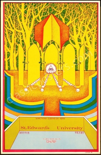 Rare 1970 St. Edward’s University Poster