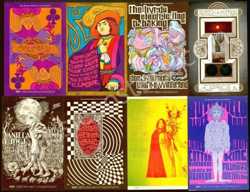 A Lot of 20 Beautiful Bill Graham Postcards