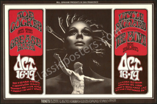 Classic BG-196 Joe Cocker Poster