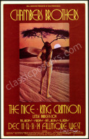 Signed BG-206 The Chambers Brothers Poster