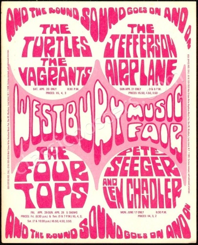 Westbury Music Festival The Doors Handbill