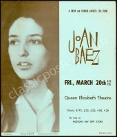 1964 Joan Baez Vancouver Handbill