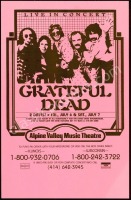 1984 Grateful Dead Alpine Valley Poster