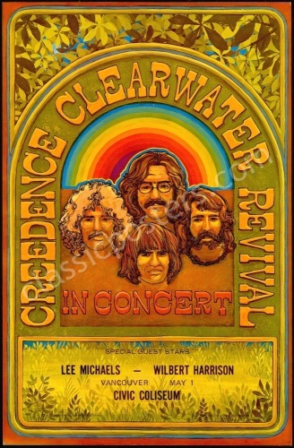 Attractive Creedence Clearwater Revival Vancouver Poster