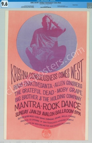 Certified AOR 2.18 Grateful Dead Poster