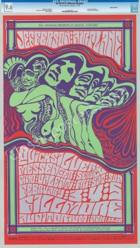 Popular Original BG-48 Jefferson Airplane Poster