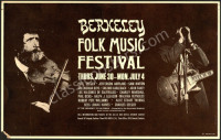 Two Different 1967 Berkeley Folk Festival Items
