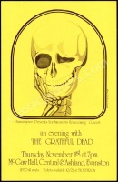 Scarce Grateful Dead Evanston, Illinois Poster