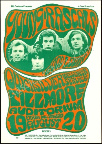 Original BG-24 The Young Rascals Poster