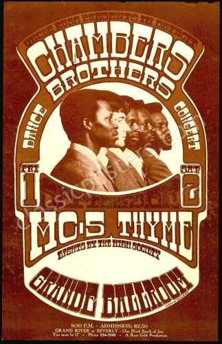 Progressive Proof of The Chambers Brothers Poster