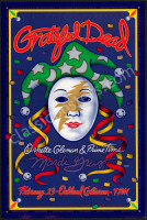 Beautiful BGP-72 Grateful Dead Mardi Gras Poster