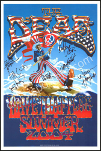 Band-Signed 2004 The Dead Poster