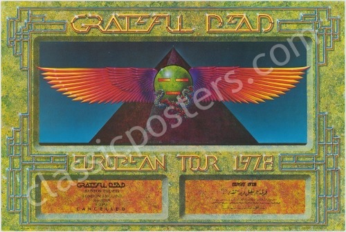 Grateful Dead London Poster