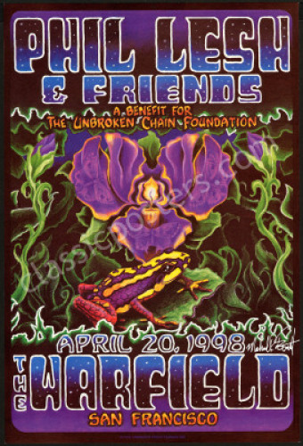 Signed 1998 Phil Lesh Poster