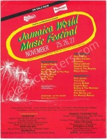 Colorful Jamaica World Music Festival Poster