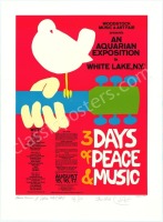 Performer-Signed AOR 3.1 Woodstock Reprint Poster