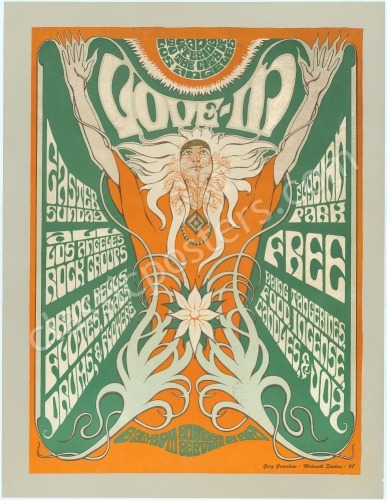 Beautiful AOR 3.53 Elysian Park Love-In Poster