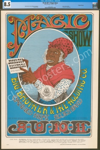 Scarce Original FD-65 Magic Show Poster