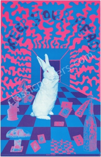 White Rabbit East Totem West Poster