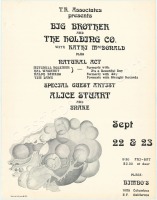 1972 Big Brother Bimbo's Poster