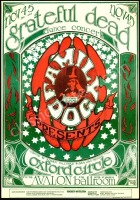 Wonderful Original FD-33 Grateful Dead Poster