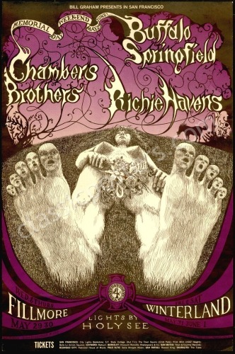 Original BG-122 The Chambers Brothers Poster